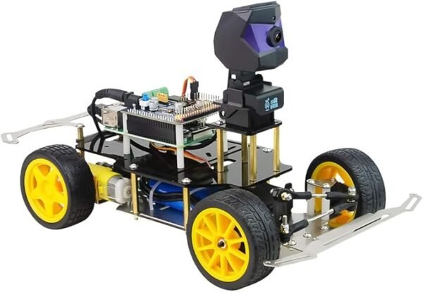 Donkey Car Starter Kit for AI Robots Open Source DIY Automatic Driving Platform Robot Car Using Raspberry Pi Robot Car (Without raspberry pi 3b+)