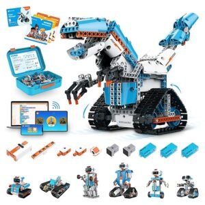 WhalesBot E7 Pro Coding Robot for Kids 8+ Years, Programming Support in Scratch Controller | STEM Programming Education