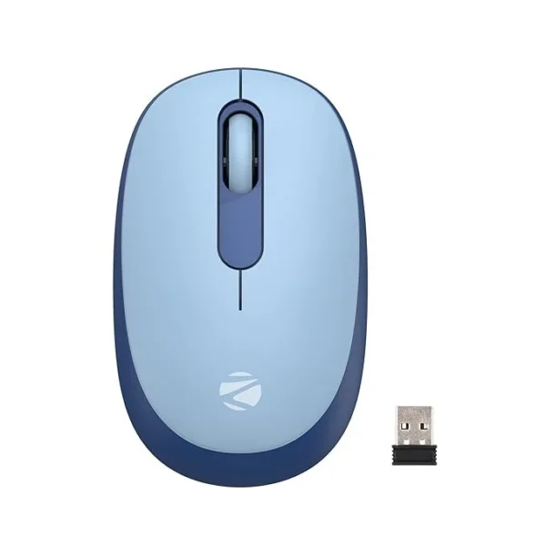 ZEBRONICS Groot Wireless Mouse, Dual Mode (2.4GHz + BT), Upto 1600 DPI, Silent Operation, 3 Buttons, Comfortable & Ergonomic, for Mac | Laptop | Computer, with 2 Years Warranty (Blue)